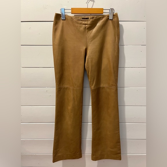 🤎Danier genuine leather pants – Size 2 - Picture 1 of 8